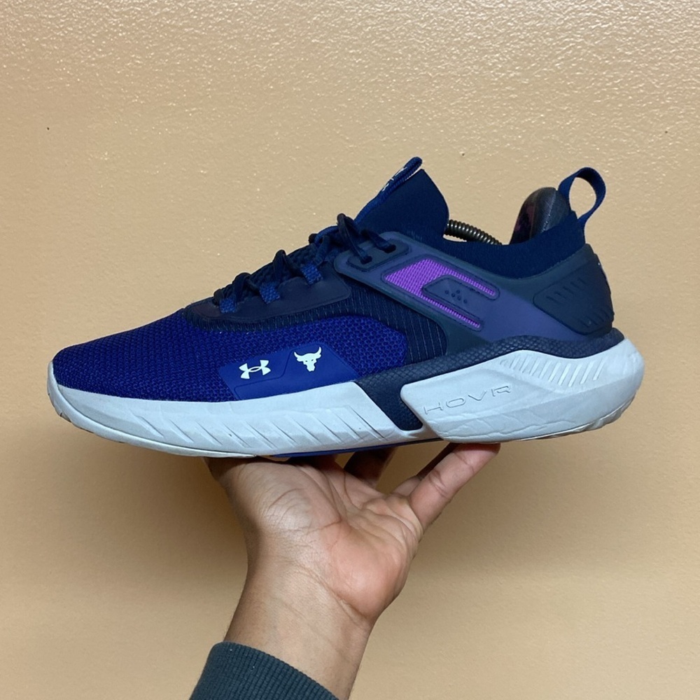 Under Armour Project Rock Disrupt “Bauhaus Blue” Size 12 - Picture 6 of 16